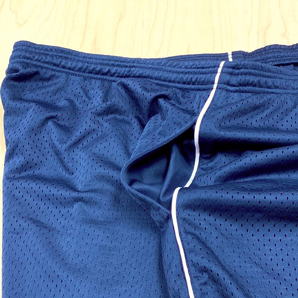 NWT Champion Big & Tall Athletic Mesh Jersey Navy Blue Lined Shorts 4XL NWT - Picture 5 of 10